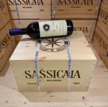 Originele kist 6x Sassicaia 2022 