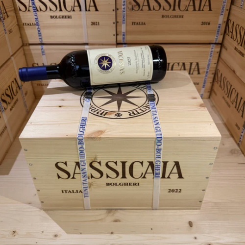 Caisse originale 6x Sassicaia 2022 