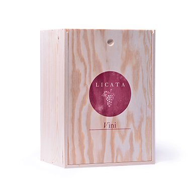 Luxe kist Licata Vini 2x3 fl (VHCAS621)