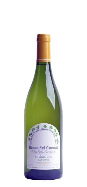 2018 Friulano San Zuan (0,75L) - Ronco del Gnemiz - Vin blanc italien