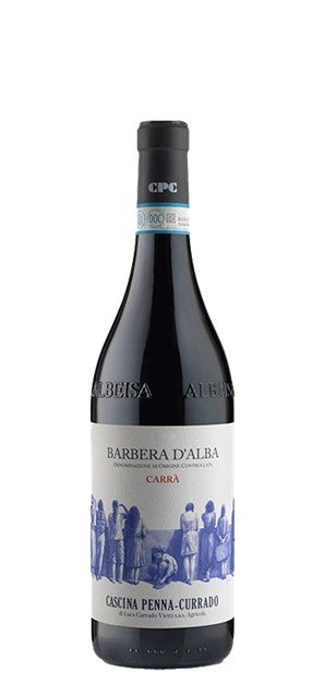 2024 Barbera D'Alba Carra (0,75L) - Cascina Penna-Currado - Italiaanse rode wijn