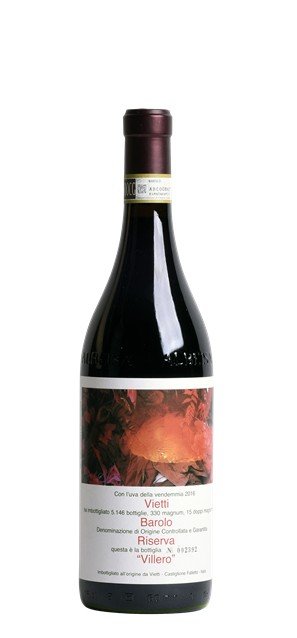2019 Barolo Riserva Villero (0,75L) - Vietti - Italiaanse rode wijn