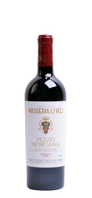 2019 Salice Salentino Riserva Pezzo Morgana (0,75L) - Li Veli - Italiaanse rode wijn