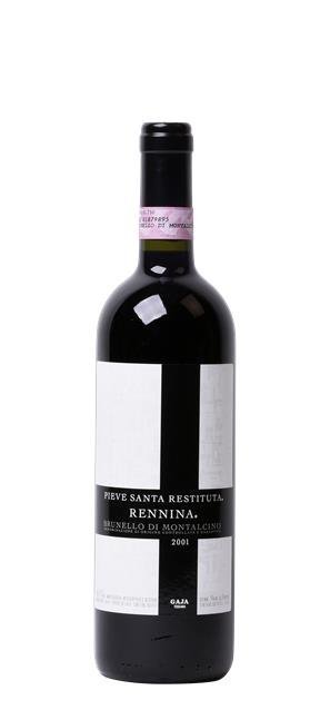 2001 Brunello di Montalcino Rennina (0,75L) - Pieve Santa Restituta - Gaja - Vin rouge italien