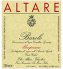 Barolo Unoperuno - Altare Elio