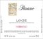 Langhe Nebbiolo - Parusso